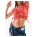 #VDR Coral crop top