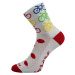 Voxx Ralf X Unisex vzorované športové ponožky BM000000591700100849 bike/biela