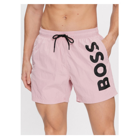 Boss Plavecké šortky Octopus 50469594 Ružová Regular Fit Hugo Boss
