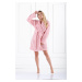 Warm light pink bathrobe