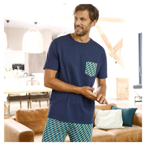 Pyžamové tričko s krátkymi rukávmi, námornícky modré Blancheporte