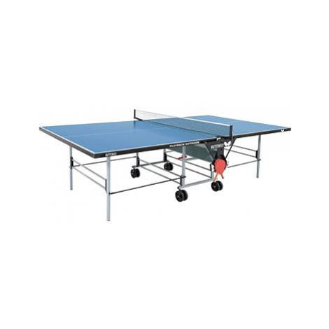 Modré vybavenie pre stolný tenis (ping pong)