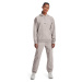 Mikina Under Armour Essential Fleece Hoodie Ghost Gray Light Heather