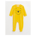 LC Waikiki Crew Neck Long Sleeve Winnie the Pooh Embroidered Baby Boy Jumpsuit