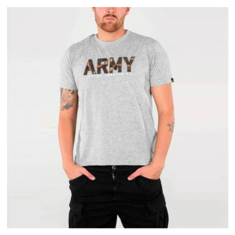 Pánske tričko Alpha Industries Army Camo T-shirt Grey