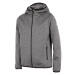 Chlapčenská turistická softshellová bunda 4F JUNIOR BOYS SOFTSHELL JSFM001-24M-MIDDLE GREY MELAN