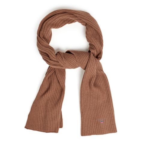 ŠÁL GANT WOOL KNIT SCARF WARM KHAKI