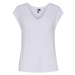 Pieces Dámske tričko PCKAMALA Comfort Fit 17095260 Bright White XS