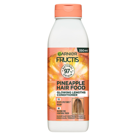 Garnier Fructis Hair Food Pineapple rozjasňujúci balzam na dlhé vlasy, 350 ml