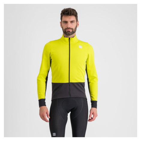 SPORTFUL Cyklistická vetruodolná bunda - NEO SOFTSHELL - žltá