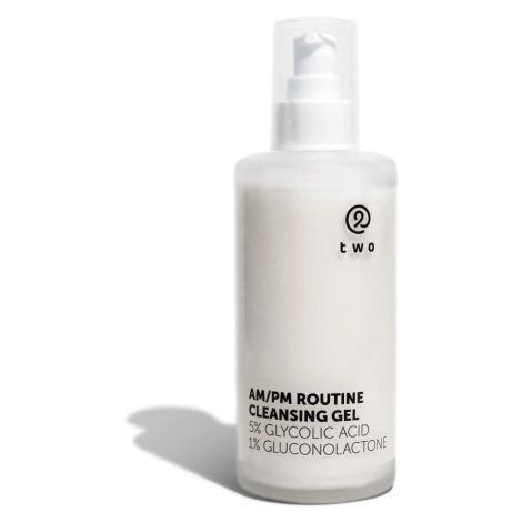 TWO AM/PM ROUTINE CLEANSING GEL 5% GLYCOLIC ACID 1% GLUCONOLACTONE