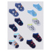 Yoclub Kids's Boys' Ankle Cotton Socks Patterns Colours 6-Pack SKS-0008C-AA00-003