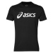 Asics Pánske Tričko s Krátkym Rukávom s Veľkým Logom, čierne veľ. XXL 47633-xxl