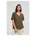 Women's T-shirt MOODO - dark olive