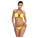 ŽLTÉ BIKINY ČIERNYM LEMOVANÍM JANETTE TWEETY M-547 (6)