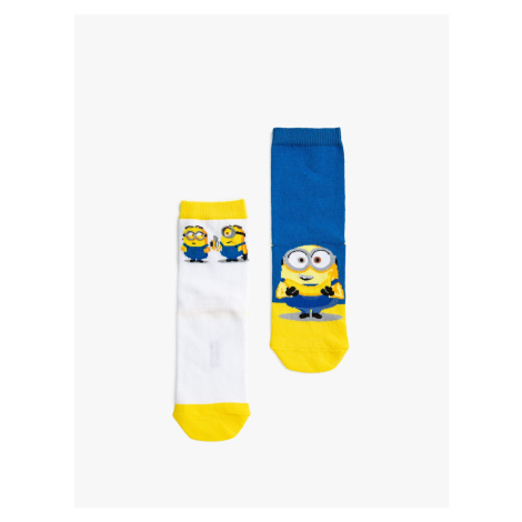 Koton Set of 2 Minions Printed Socks Licensed