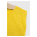 Blúzka United Colors of Benetton žltá farba