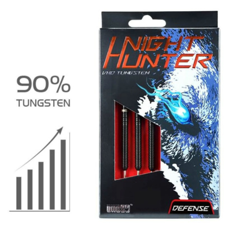 Šípky ONE80 steel Night Hunter Defense 24g, 90% wolfram