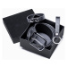 Ombre Men's leather accessories set