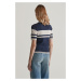 SVETER GANT COLOR BLOCKED POLO KNIT EVENING BLUE