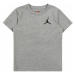 Jordan Tričko 'AIR'  sivá melírovaná / čierna