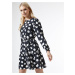 Black dotted dress by Dorothy Perkins