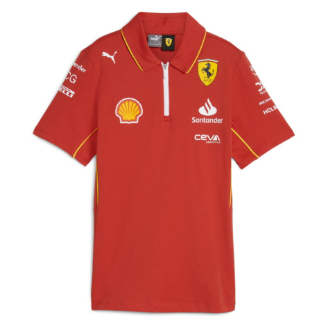 Ferrari dámske polo tričko Driver red F1 Team 2024 Puma