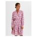 Selected Femme Každodenné šaty Mivi 16088178 Ružová Regular Fit