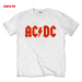 AC/DC tričko Logo Biela