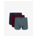 Boxer shorts Atlantic 3MH-025 A'3 S-3XL navy-wine-emerald 01