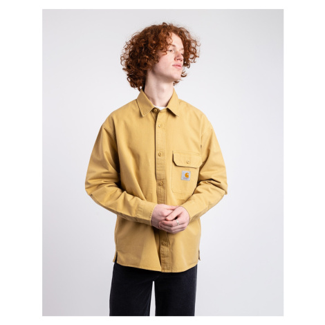 Carhartt WIP Reno Shirt Jac Bourbon garment dyed