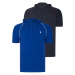 DUAL SET T8570 DEWBERRY HOODED MEN'S T-SHIRT-NAVY BLUE-SAX