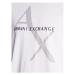 Armani Exchange Tričko 8NZT76 Z8H4Z 1100 Biela Regular Fit