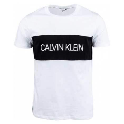 Calvin Klein RELAXED CREW TEE biela - Pánske tričko