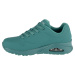 TYRKYSOVÉ DÁMSKE TENISKY SKECHERS UNO-STAND ON AIR 73690-TEAL