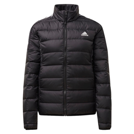 ADIDAS SPORTSWEAR Outdoorová bunda 'Essentials Down'  čierna / biela