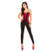 Sexy KouCla party carrier jumpsuit whiteblack