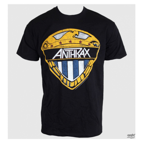 Tričko metal ROCK OFF Anthrax Eagle Shield Čierna