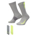 Ponožky NIKE 2 PACK-U NK MLTPLIER CRW-- YELLOW GREY