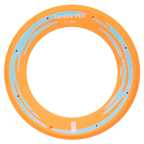 Pružný kruh na hádzanie na veľké vzdialenosti oranžový OLAIAN