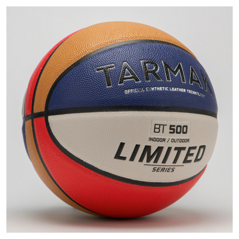 Basketbalová lopta FIBA BT500 Touch veľkosť 7 modro-červená TARMAK