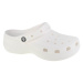 Dámske kroksy (rekreačná obuv) CROCS Classic Platform Clog W white