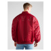 Tommy Jeans Prechodná bunda  krvavo červená / rubínová