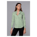 Svetlo zelená klasická dámska košeľa (HH039-39)
