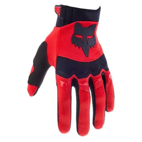 FOX Cyklistické rukavice dlhoprsté - DIRTPAW - čierna/červená