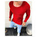 Červený sveter s raglánovými rukávmi WX1576