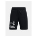 Čierne športové kraťasy Under Armour UA Tech Logo Shorts