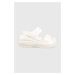Šľapky Crocs Classic Mega Crush Sandal dámske, biela farba, na platforme, 207989