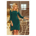 Zelené dámské šaty s mašlemi model 5943391 XXL - numoco