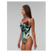 Jednodielne Plavky Nike Swim Nike Jungle Floral Keyhole Back